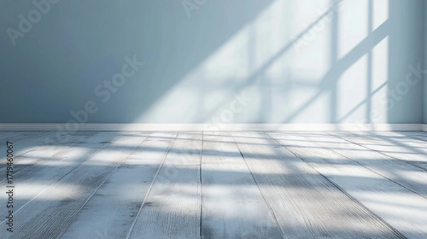 Obraz empty room with wooden floor