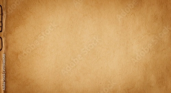 Fototapeta Vintage textured paper background with subtle distressed edges and a lighter central area for text or imagery.