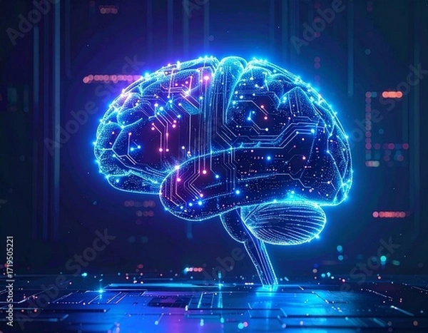 Obraz technology, brain