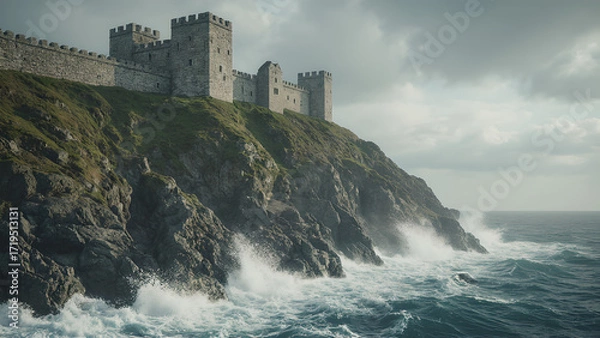Fototapeta Castle on the Cliffs