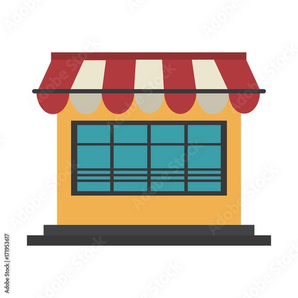 Obraz shop or store icon image vector illustration design 