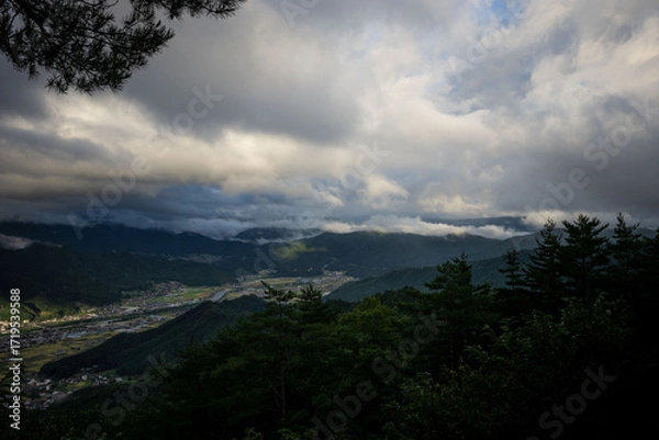 Obraz 山から見る景色