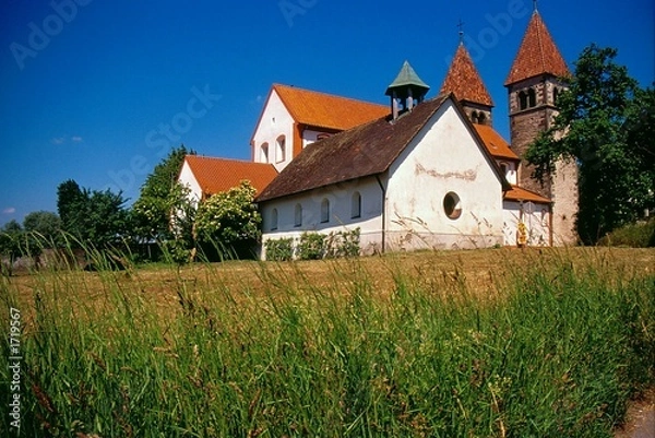 Obraz kirche auf reichenau