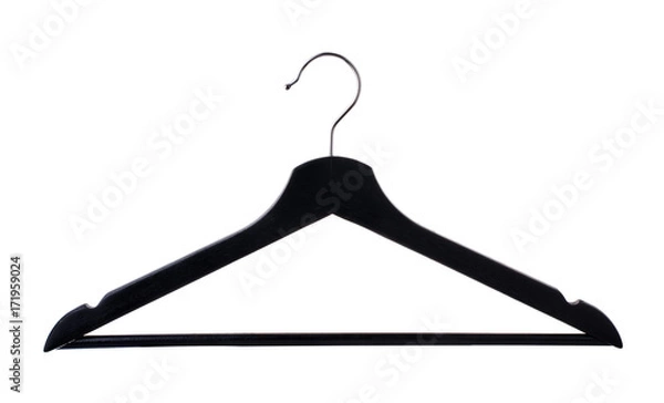 Obraz Black coat hanger