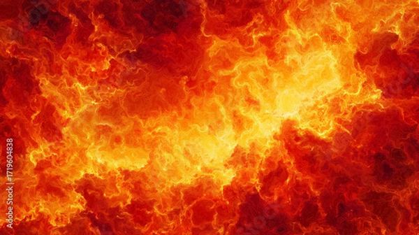 Obraz 燃え盛る炎、あるいは灼熱の溶岩の抽象的なテクスチャ