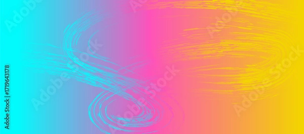 Fototapeta Abstract pastel texture background with brush pattern.