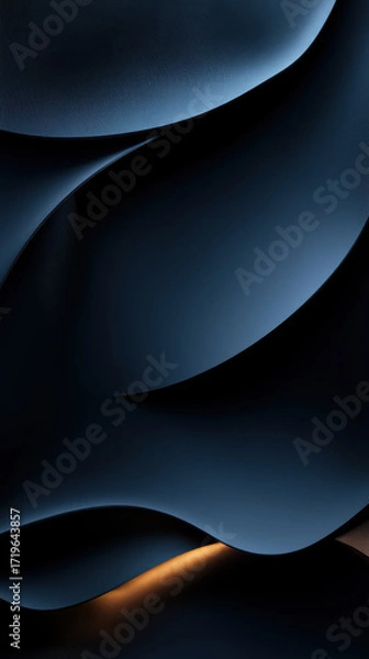 Fototapeta dark minimalistic background with soft light
