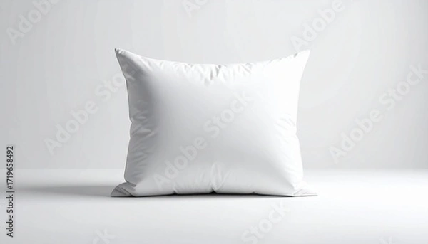 Obraz white pillow on a white background