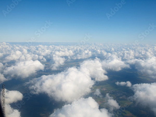 Fototapeta Wolken wie Popcorn