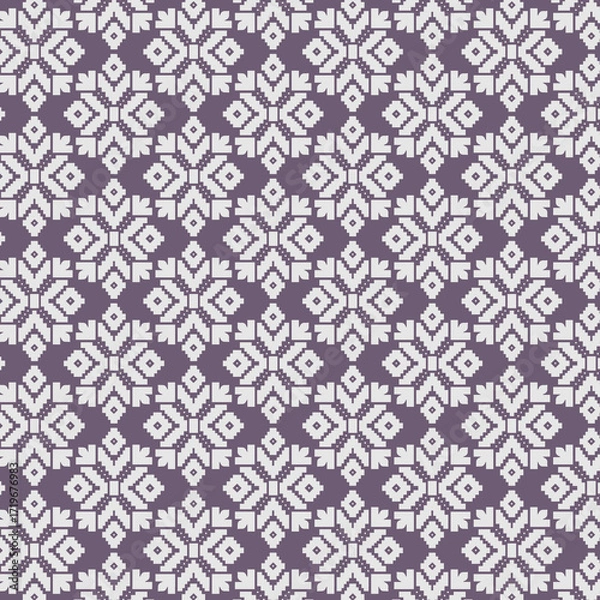 Fototapeta seamless damask pattern