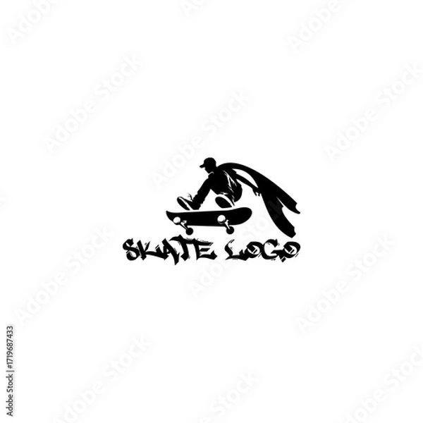 Obraz skate logo