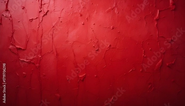 Fototapeta Bold Red Textured Background for Modern, Stylish, and Creative Design Projects