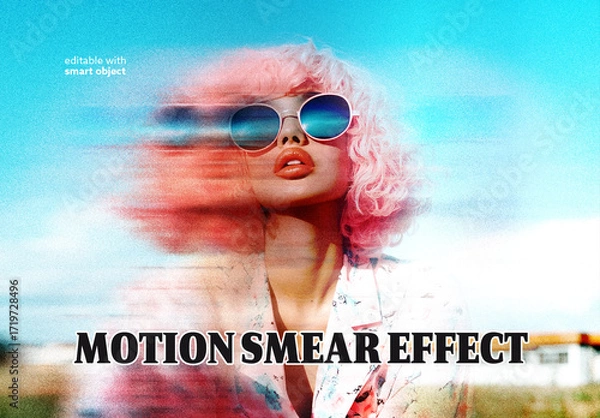Obraz Motion Smear Photo Effect