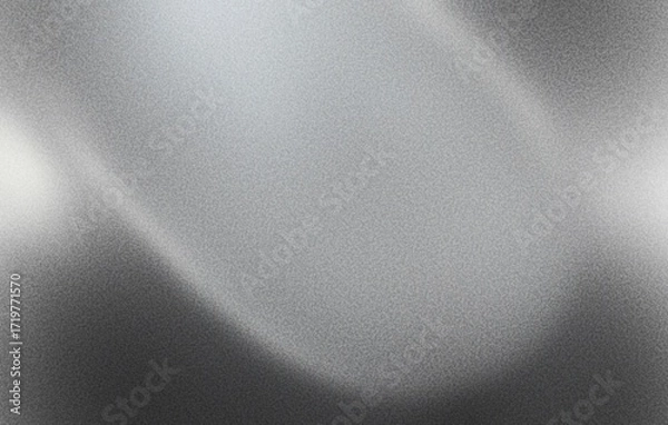 Fototapeta White gray smooth grainy gradient background with a noise texture ideal for website header poster backdrop design with copy space