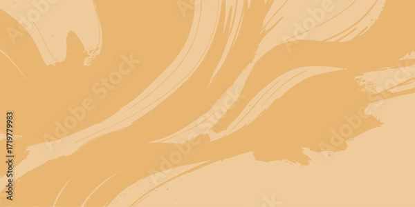 Fototapeta Abstract vector illustration of orange and yellow sun waves on a sandy beach background. wave, lines, sand, desert, color, gold, gradient, backgrounds, curve, artistic, sunny