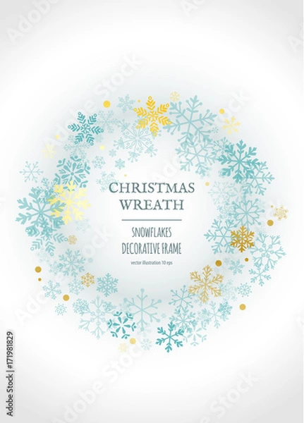 Obraz Vector decorative elements for design greeting card, Invitation, banner or poster on light background.