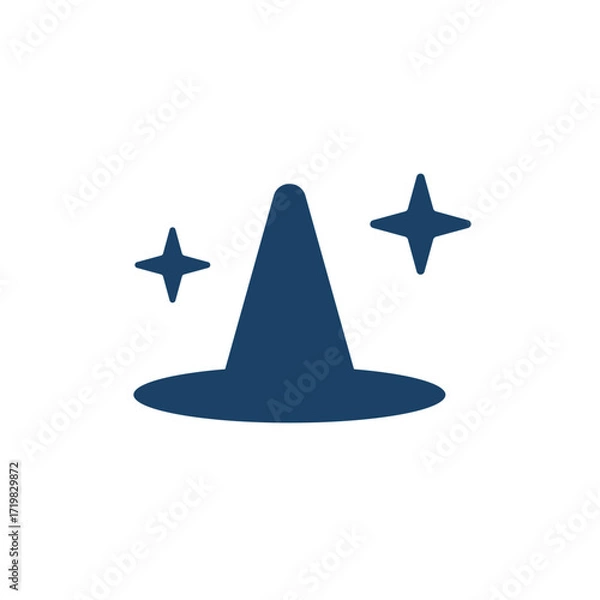 Obraz Artificial intelligence icon in flat style