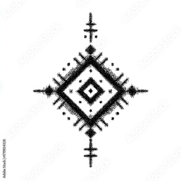 Obraz Abstract tribal design pattern