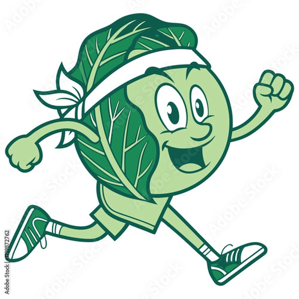 Fototapeta cabbage captain vector design
