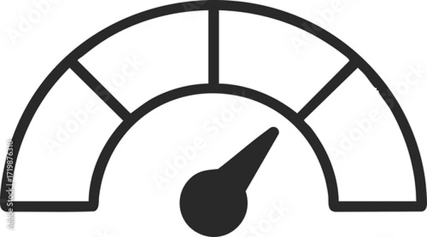 Obraz Performance Gauge Meter Icon
