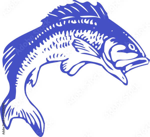 Obraz blue fish