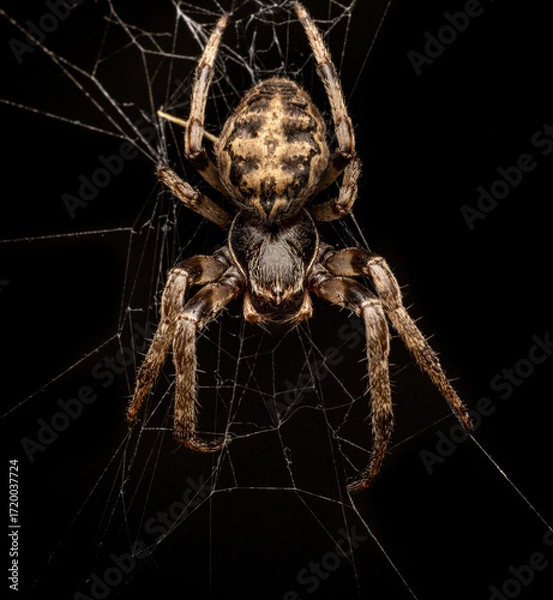 Obraz spider on a web