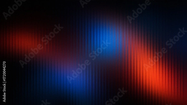 Fototapeta Abstract blurred streaks of vibrant red and blue light against a dark background creating a dynamic motion effect