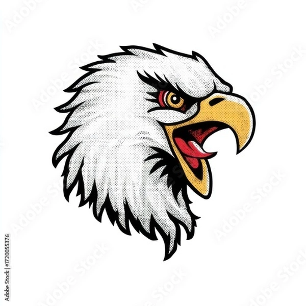 Fototapeta Eagle head illustration