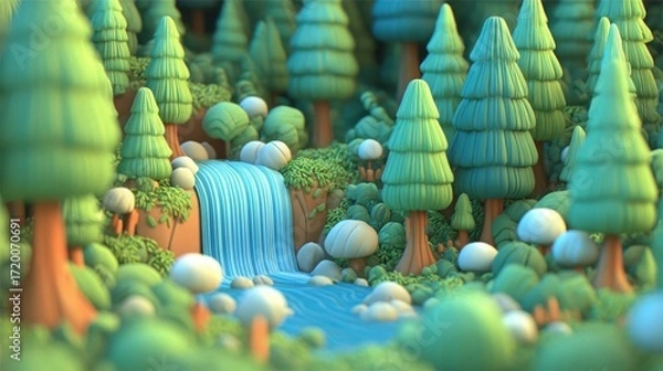 Fototapeta easter eggs in the garden