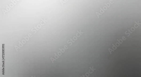 Obraz A photorealistic image displaying a smooth, matte silver gradient background with subtle light to dark gray tones.