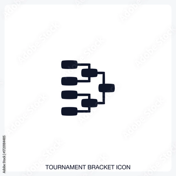 Obraz Tournament Bracket Icon