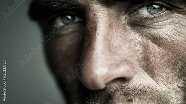 Fototapeta person browsing in supermarket with augmented reality technology displays information about products
