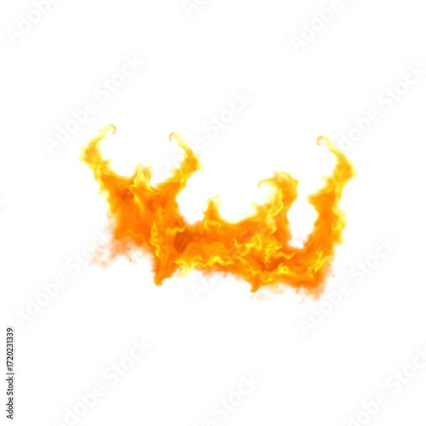 Obraz fire with transparent background PNG and JPEG image