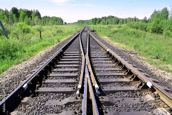 Obraz kolej żelazna