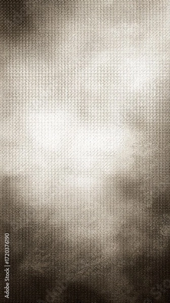 Fototapeta Utilize a refined metallic grid texture with gradient light and shadow, designed for backgrounds and overlays. Its subtle design offers a sleek, modern look that complements a variety of visual