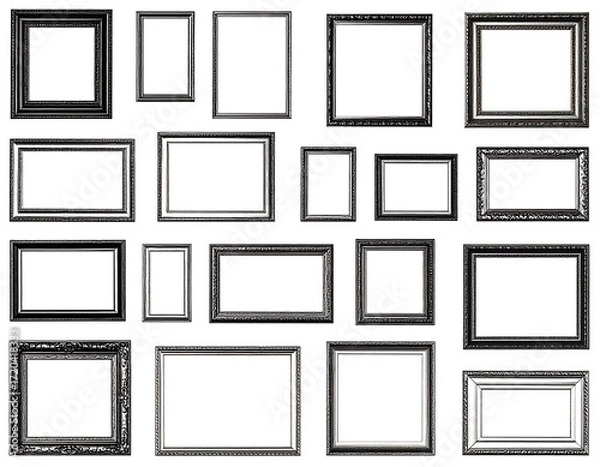 Obraz Diverse Collection of Decorative Picture Frames