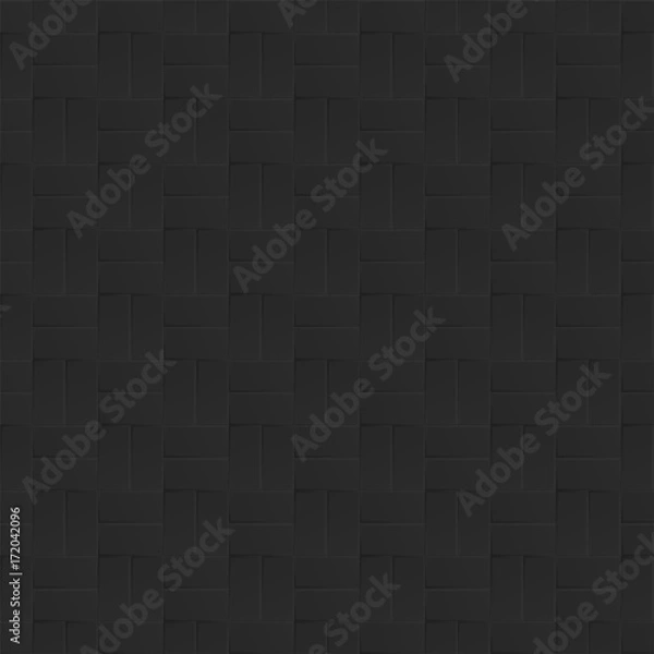 Fototapeta Seamless square geometric pattern. Gradient quadrants. Bricks wall vector illustration