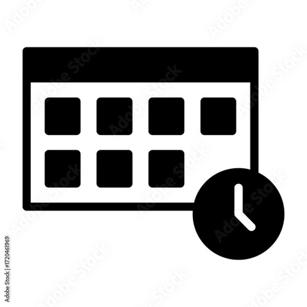 Fototapeta Calendar Scheduling Vector Icon