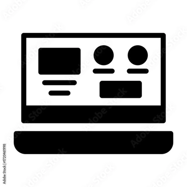 Fototapeta Website Design Vector Icon