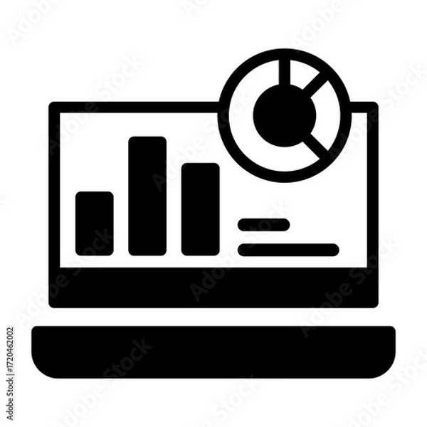 Fototapeta Business Analytics Vector Icon