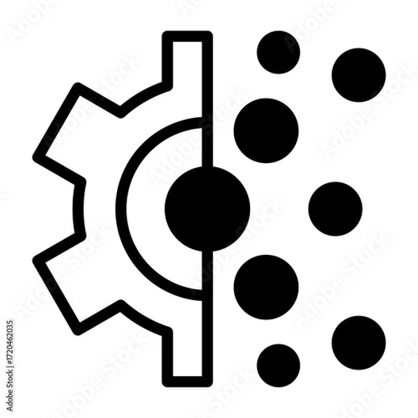 Fototapeta Digital Transformation Vector Icon