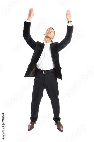 Fototapeta young asian businessman