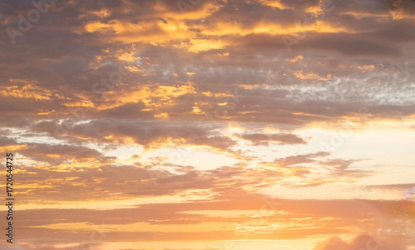 Fototapeta Sky Overlay replacement clouds sunrise sunset colors