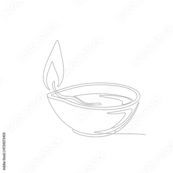 Fototapeta Stylized whisk illustration with smooth curves and clean lines