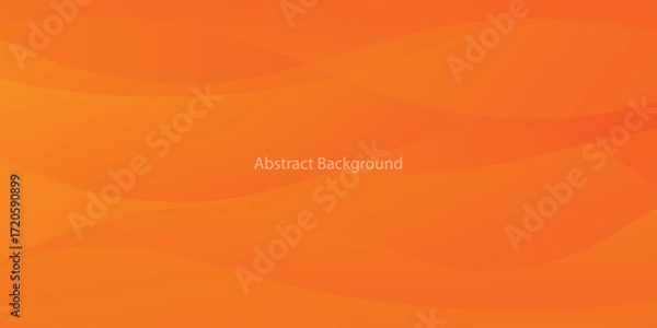 Fototapeta Art & Illustration Abstract Background Orange wave for wallpaper, backdrop, etc. vector eps10 