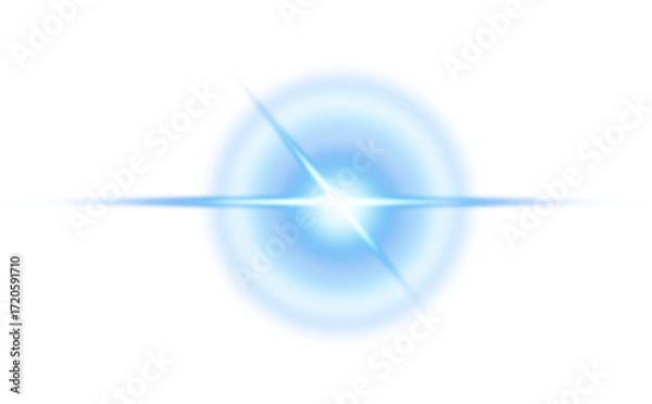 Fototapeta Quantum Sparkline Path
