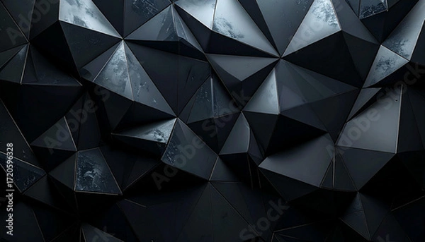 Fototapeta Dark Geometric Pattern Background Design.