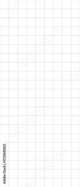 Fototapeta Loose space grid layout on portrait 9:21 transparent background ratio. Grid 9x21