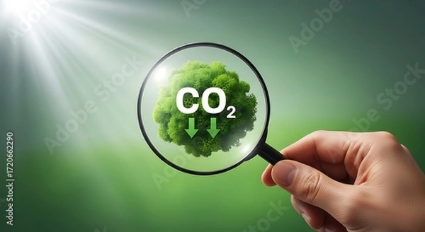 Obraz Examining Carbon Dioxide Reduction Strategies for Environmental Sustainability