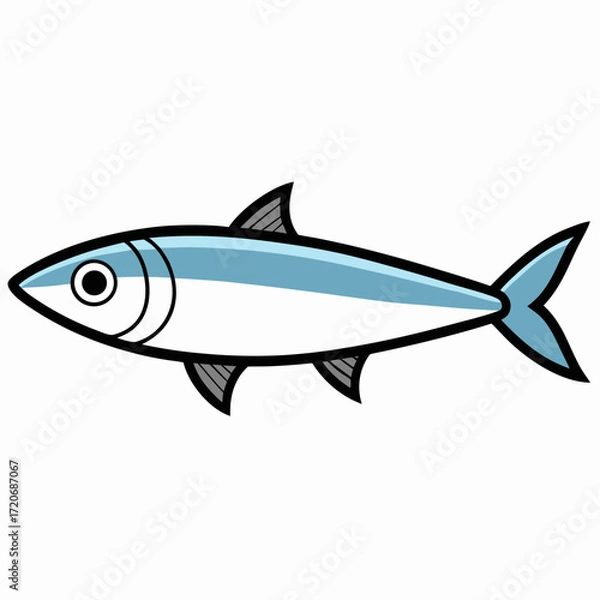 Obraz fish vector illustration